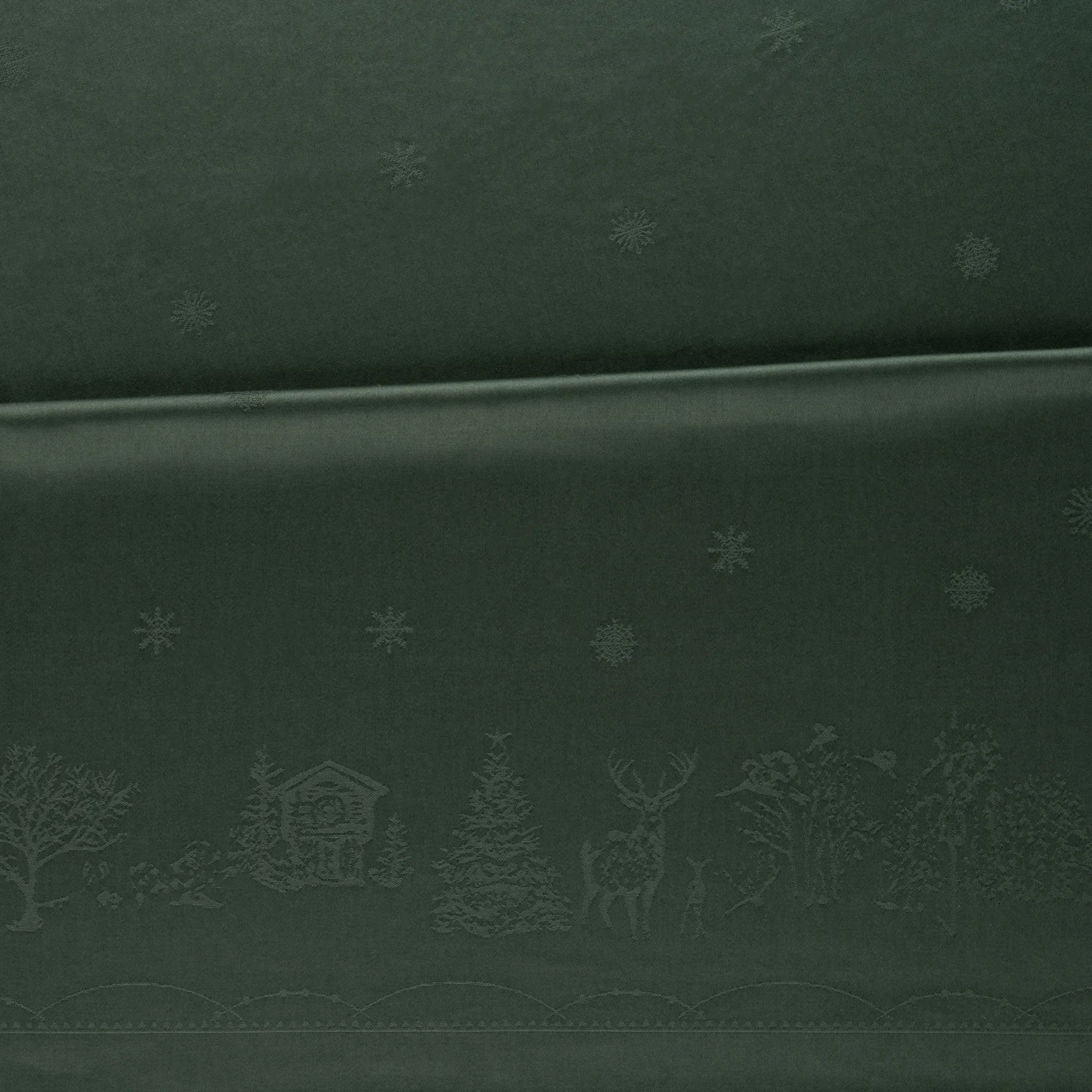 Obrus Julemorgen, Zielony, 140x240 cm Wik & Walsøe