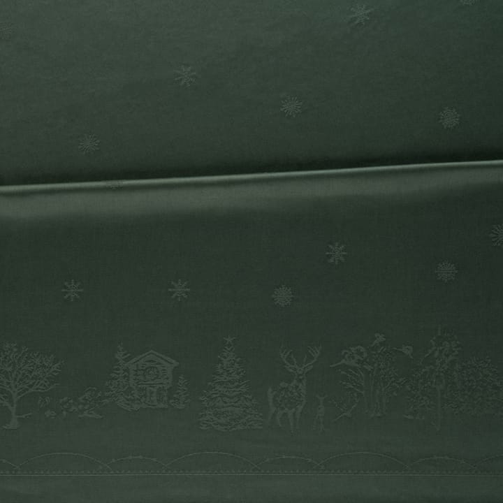 Obrus Julemorgen - Zielony, 140x240 cm - Wik & Walsøe