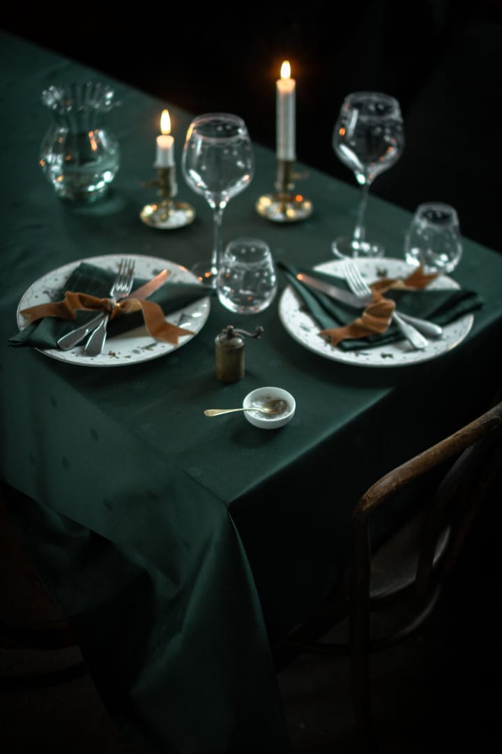 Obrus Julemorgen, Zielony, 140x240 cm Wik & Walsøe