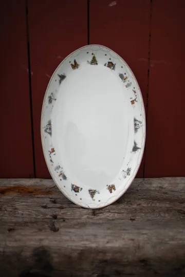 Owalny półmisek Julemorgen Story - 39 cm - Wik & Walsøe