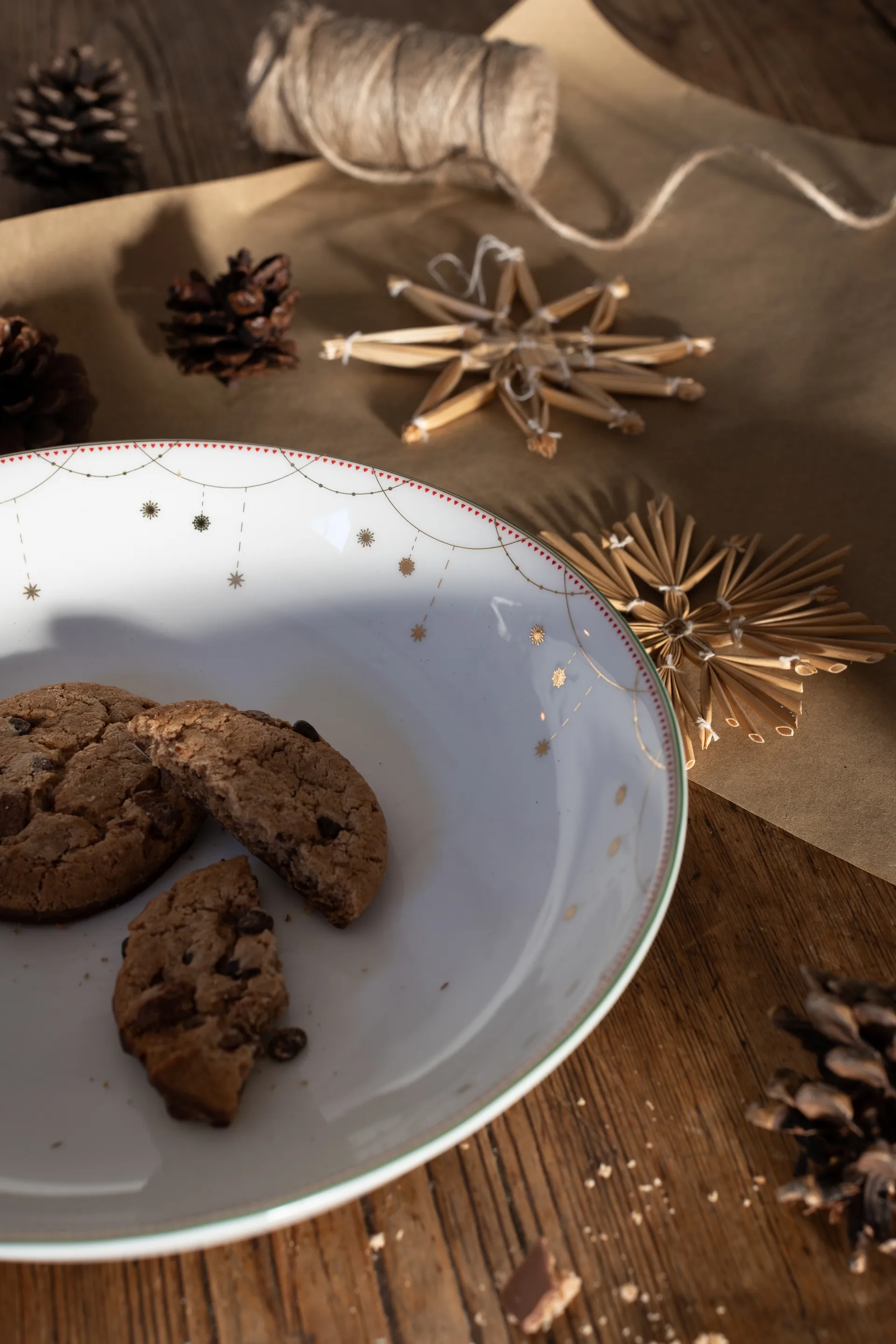 Pokrywka do miski do serwowania na Boże Narodzenie , Ø22 cm Wik & Walsøe