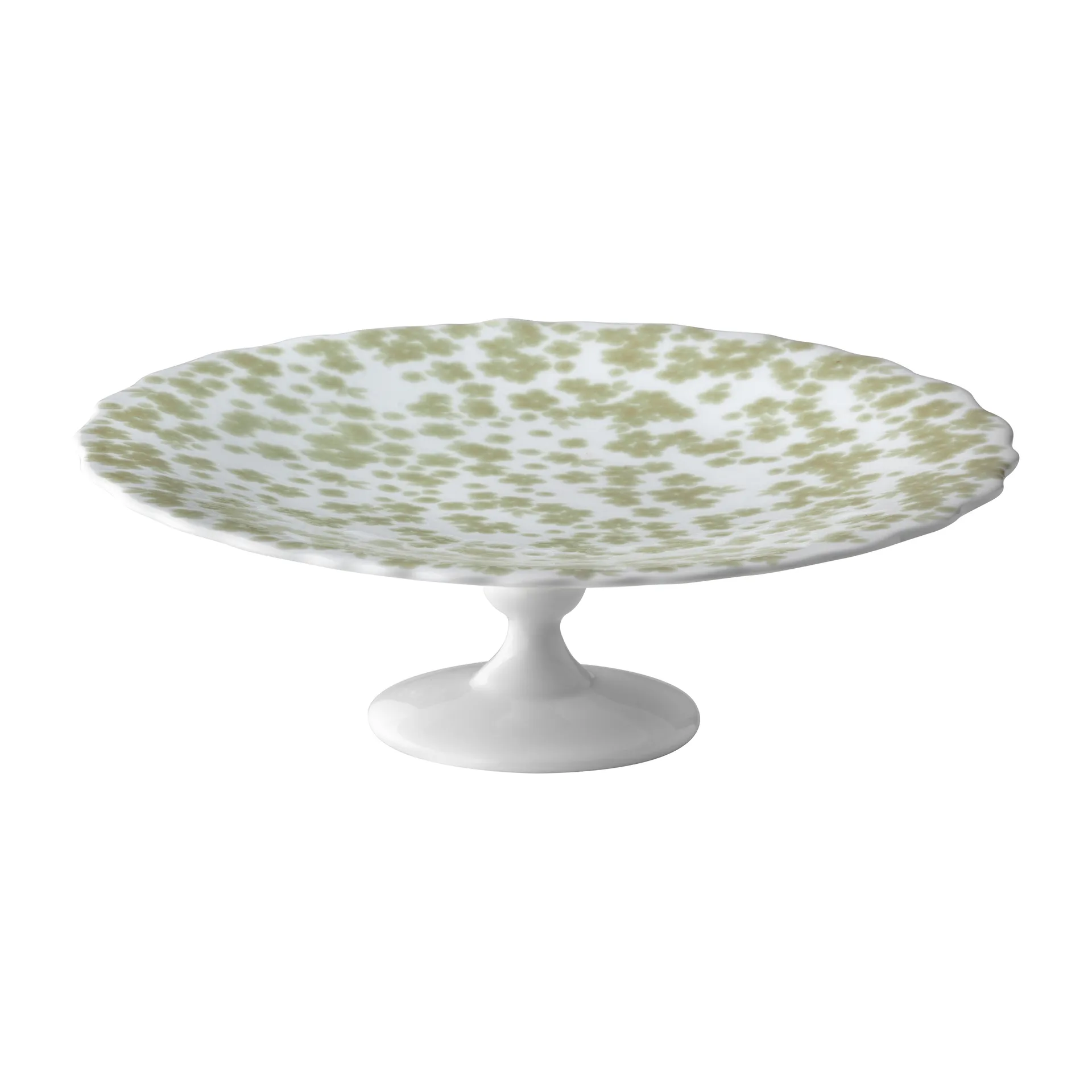 Półmisek na ciasto Slåpeblom Ø21 cm, Zielony Wik & Walsøe