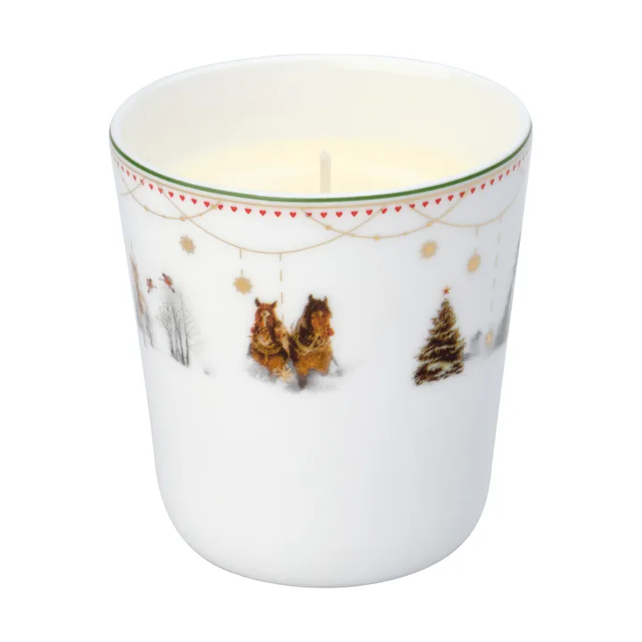 Świeca zapachowa Julemorgen Story - Cynamon & pomarańcza 170 g - Wik & Walsøe
