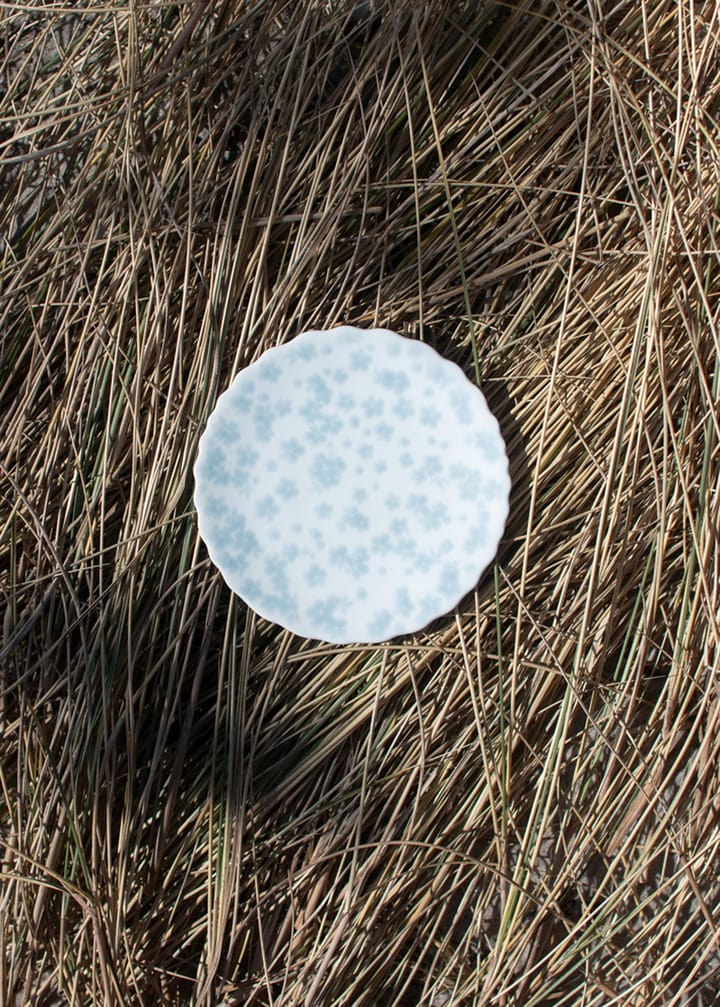 Talerz Slåpeblom Ø13 cm, Niebieski Wik & Walsøe
