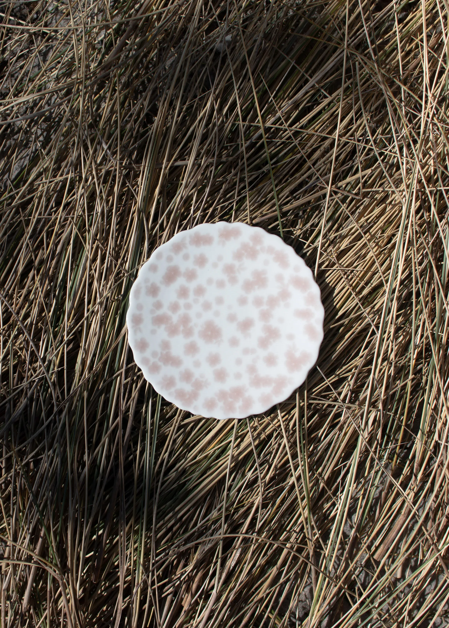 Talerz Slåpeblom Ø13 cm, Różowy Wik & Walsøe