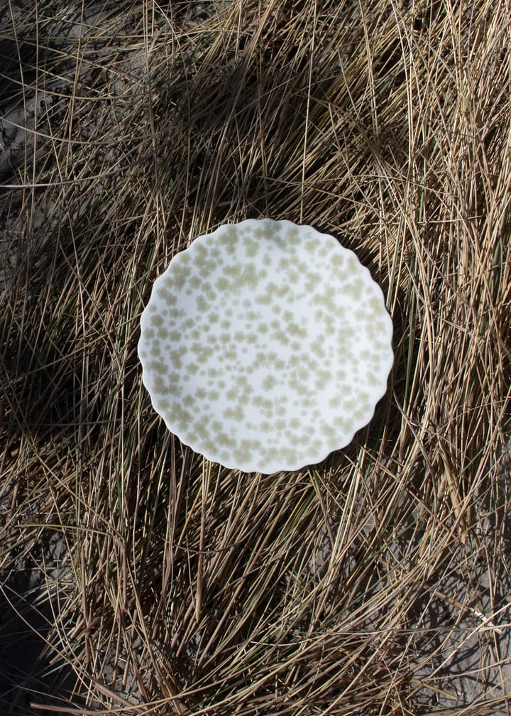 Talerz Slåpeblom Ø21 cm, Zielony Wik & Walsøe