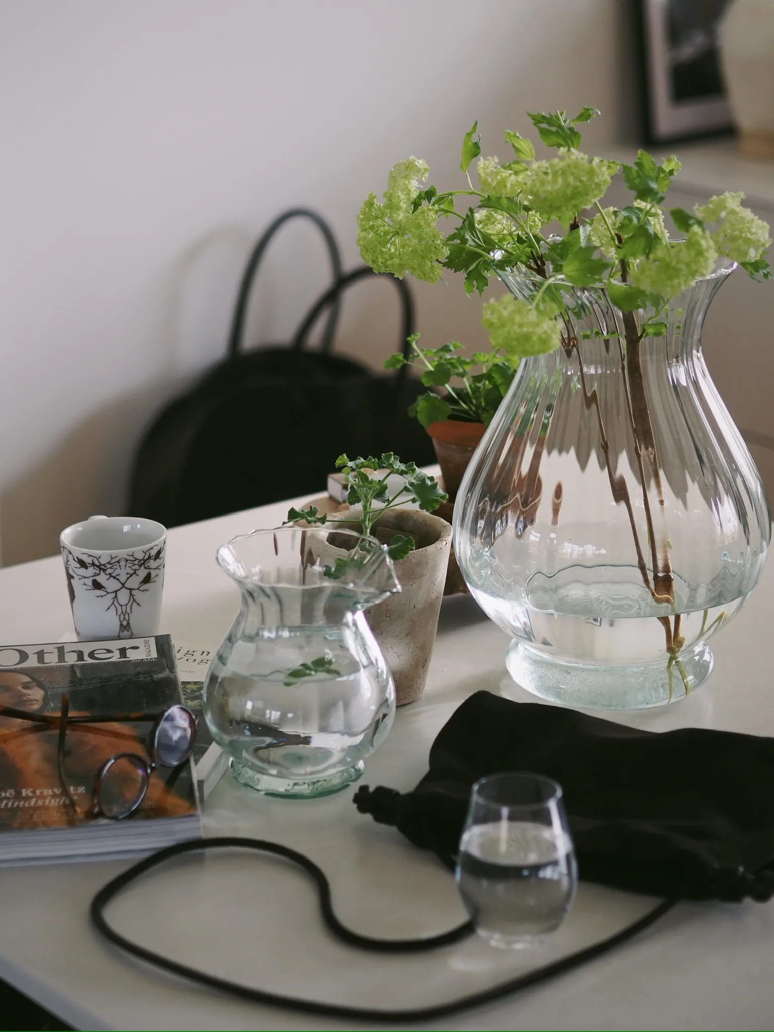 Wazon Falla recycled 17,5 cm, Przezroczysty Wik & Walsøe