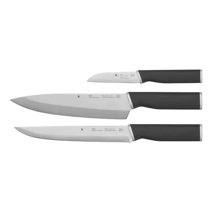 Kineo zestaw noży cromargan 3 części - Stal nierdzewna - WMF