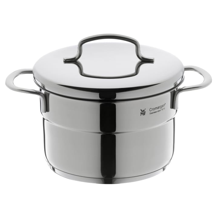 Mini garnek wysoki z pokrywką 14 cm, Stal nierdzewna WMF