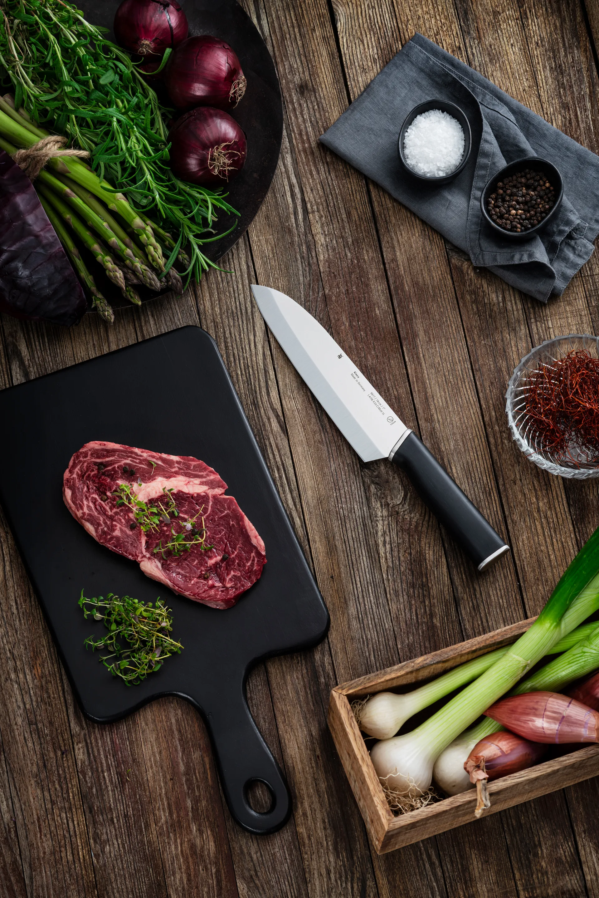 Nóż santoku Kineo cromargan, 18 cm WMF