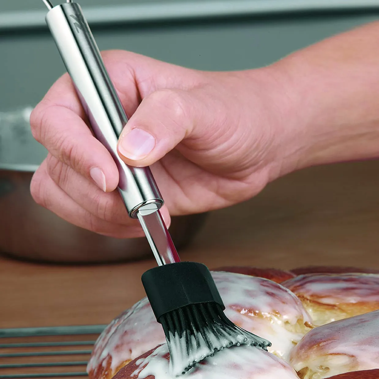 Profi Plus pędzel silikonowy 20 cm, Czarny WMF