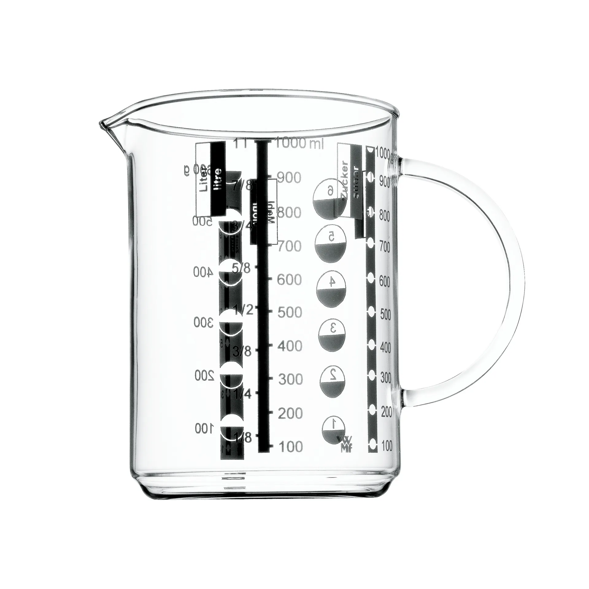 WMF dzbanek z miarką 1 l, Przezroczysty WMF