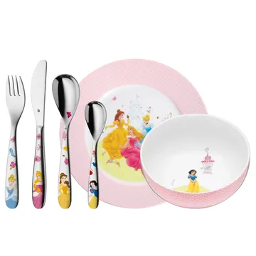 WMF zastawa stołowa dla dzieci 6 szt. - Disney Princess - WMF