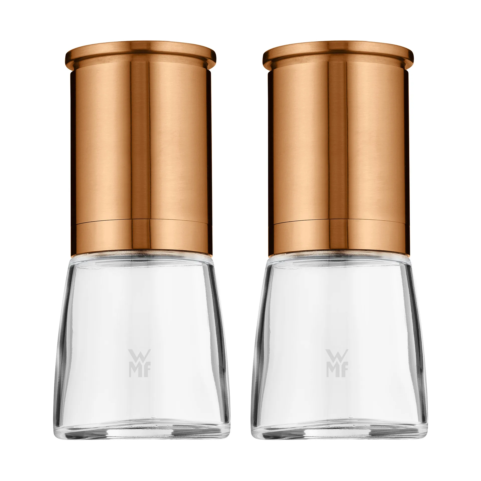 Zestaw młynków do przypraw Ceramill, Miedź-szkło WMF