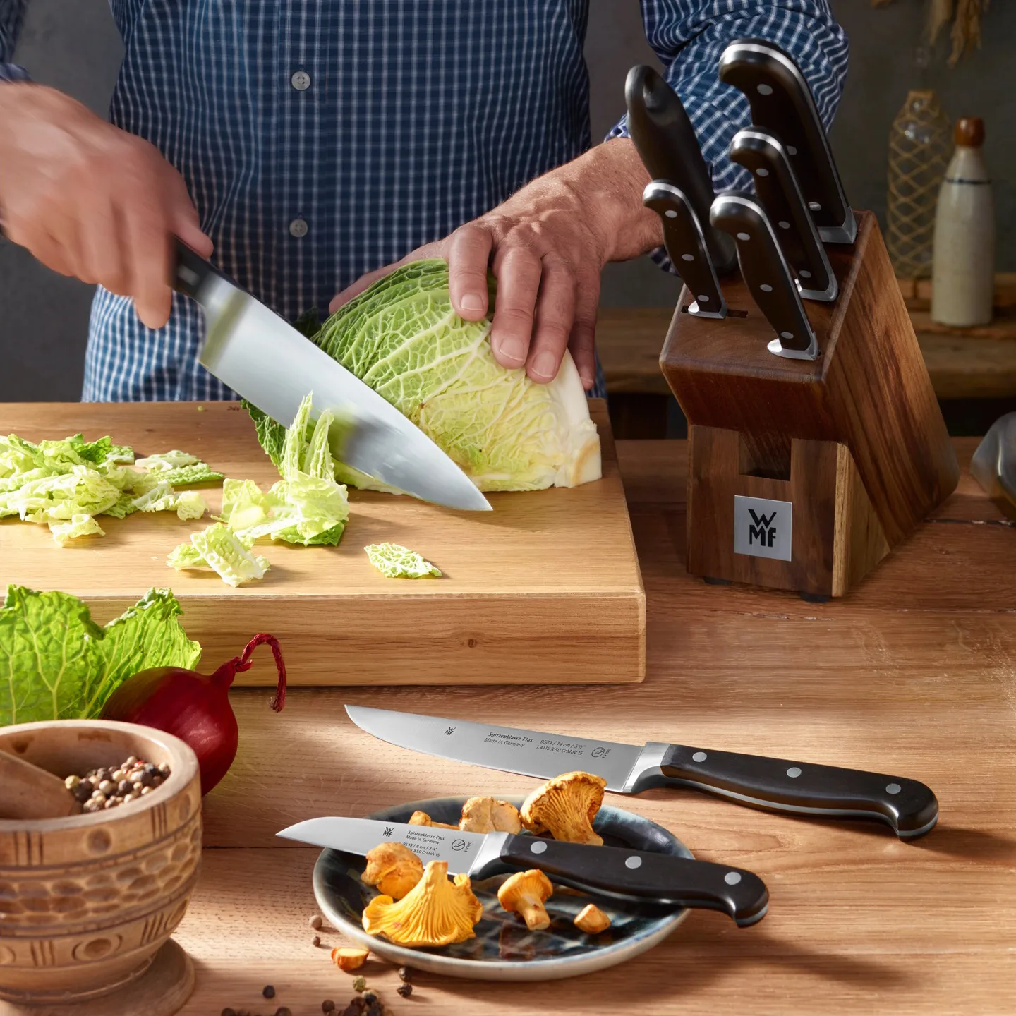 Zestaw noży Spitzenklasse Plus 3 części, Stal nierdzewna WMF