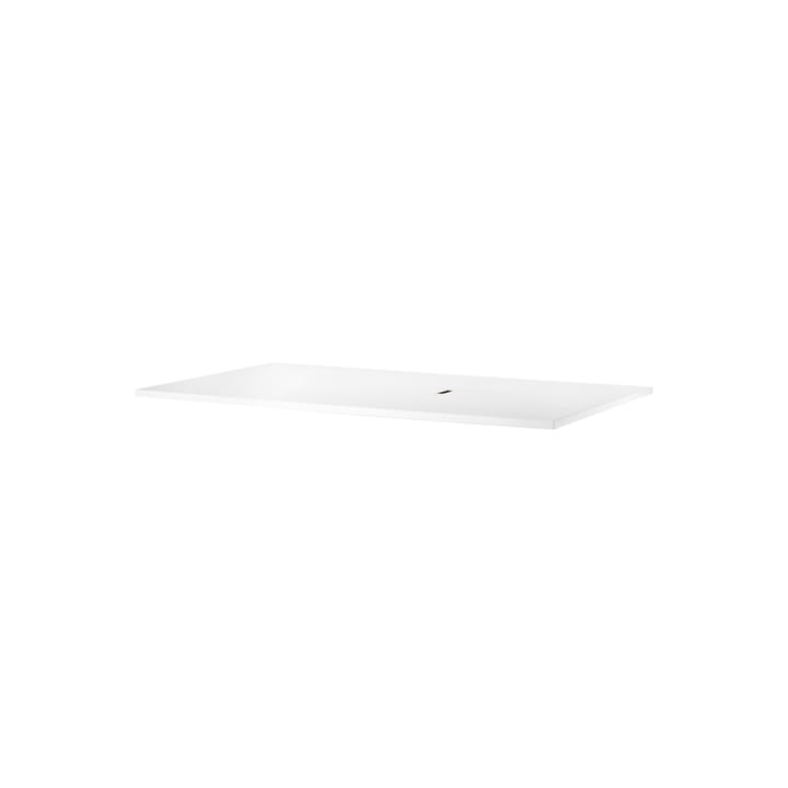 Blat biurka Works - biały, laminat, 140 cm - Works