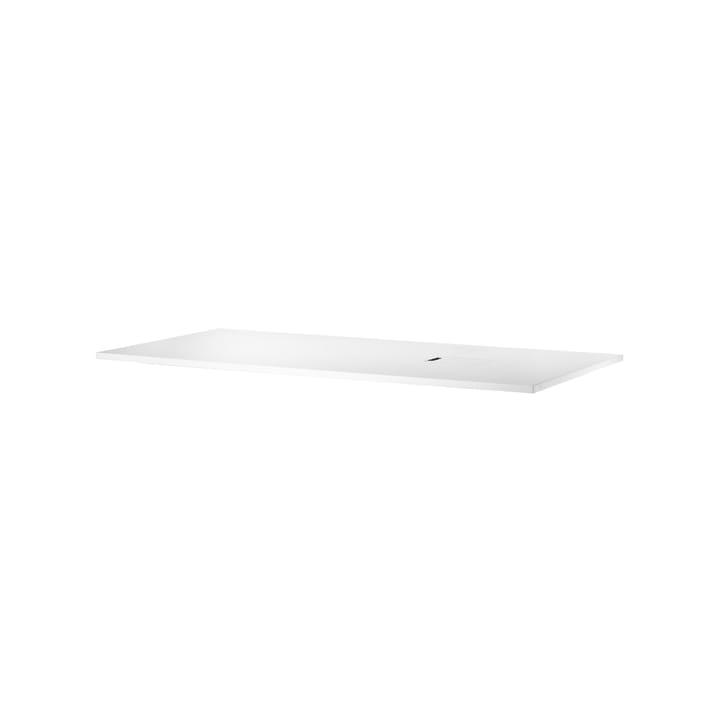 Blat biurka Works - biały laminat, 160 cm - Works