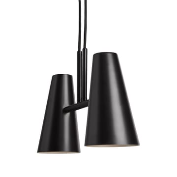 Cono lampa 2 ekrany - Czarny - Woud