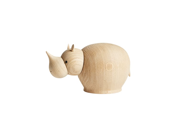 Drewniany nosorożec Rina - Medium - Woud