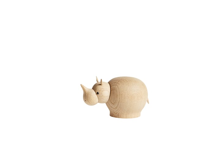 Drewniany nosorożec Rina - Small - Woud