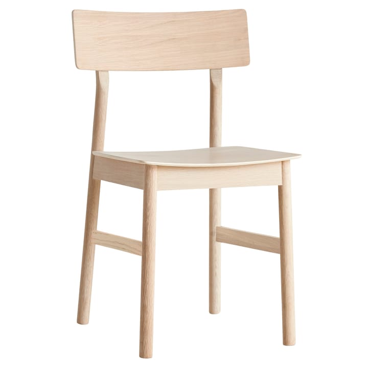 Krzesło do jadalni Pause 2.0 - dąb barwiony na biało - Woud