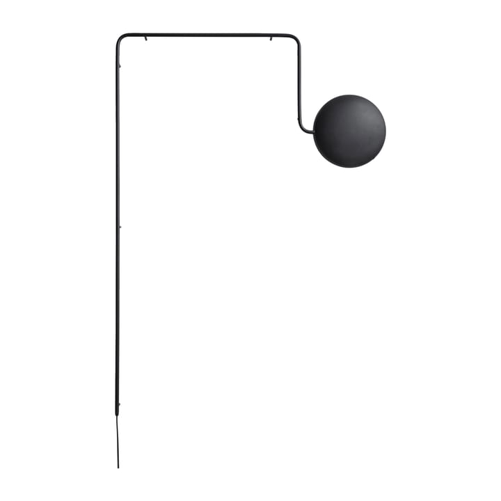 Lampa ścienna Mercury, Metal malowany na czarno Woud