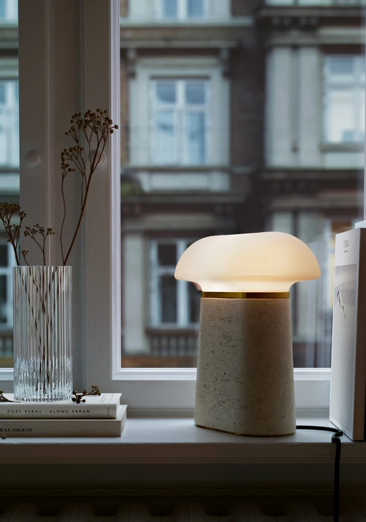 Lampa stołowa Nova, Ivory Woud