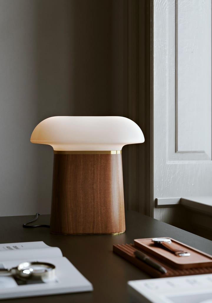 Lampa stołowa Nova, Walnut Woud