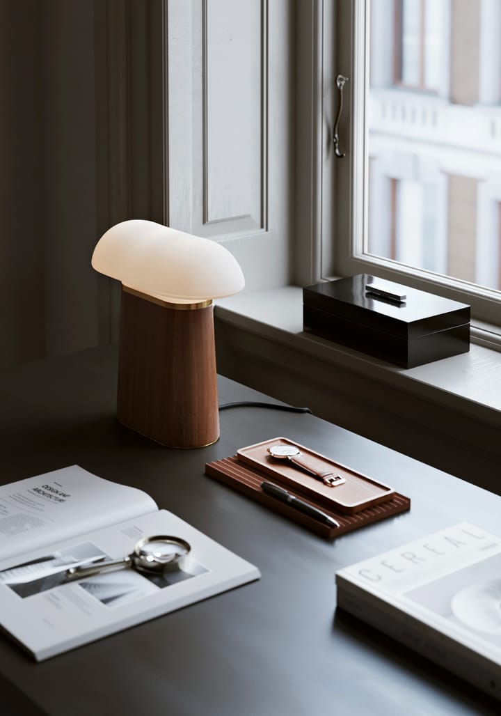 Lampa stołowa Nova, Walnut Woud