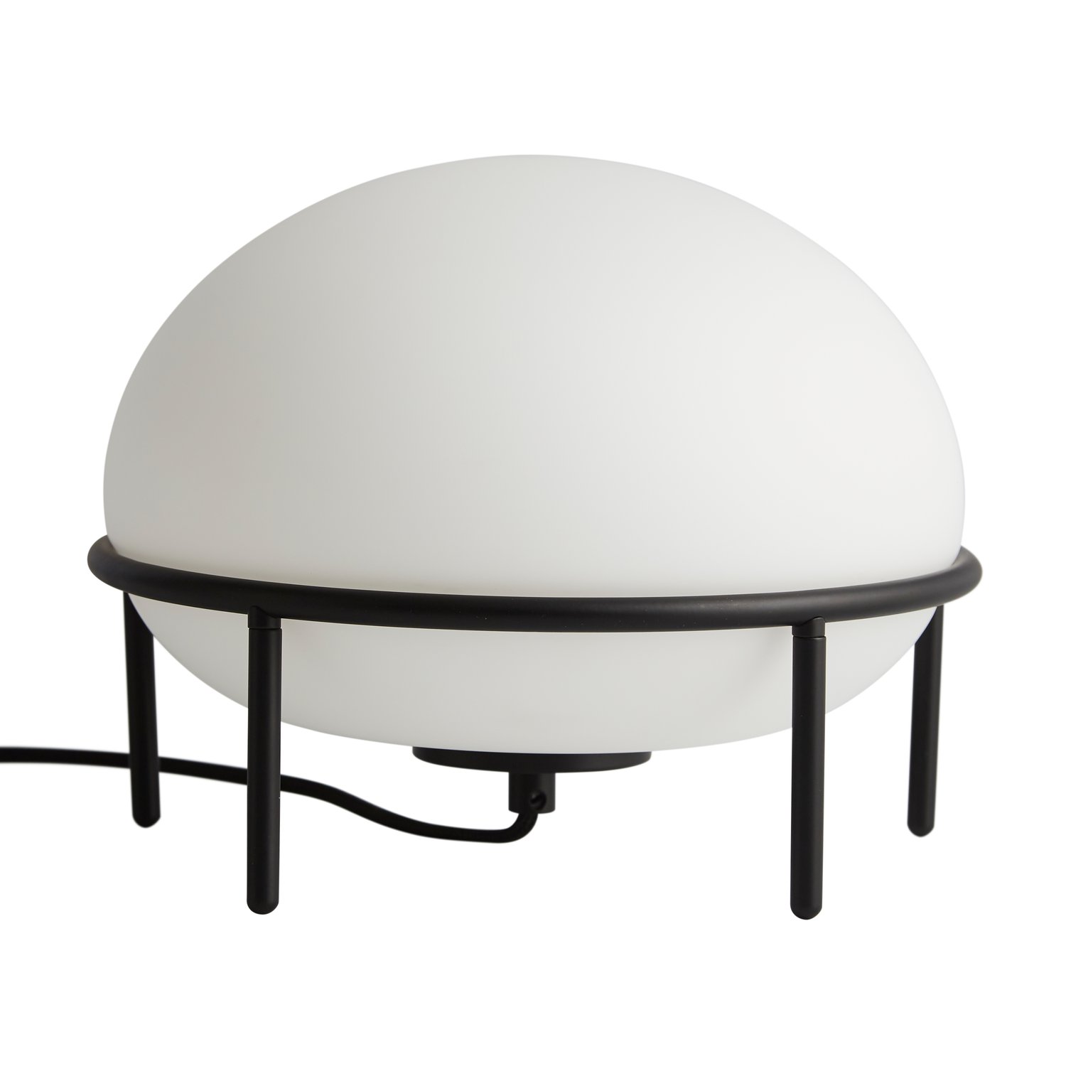 Woud Lampa stołowa Pump czarny, opal | Skandynawski Design | Lampy stołowe | Czarny