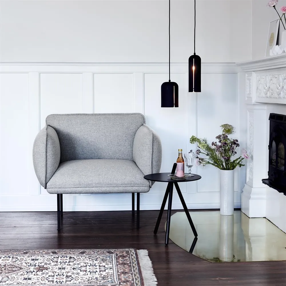 Lampa sufitowa Gap krótka, czarny Woud