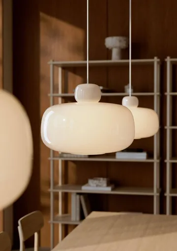 Lampa sufitowa Stone small - Duży, owalny - Woud