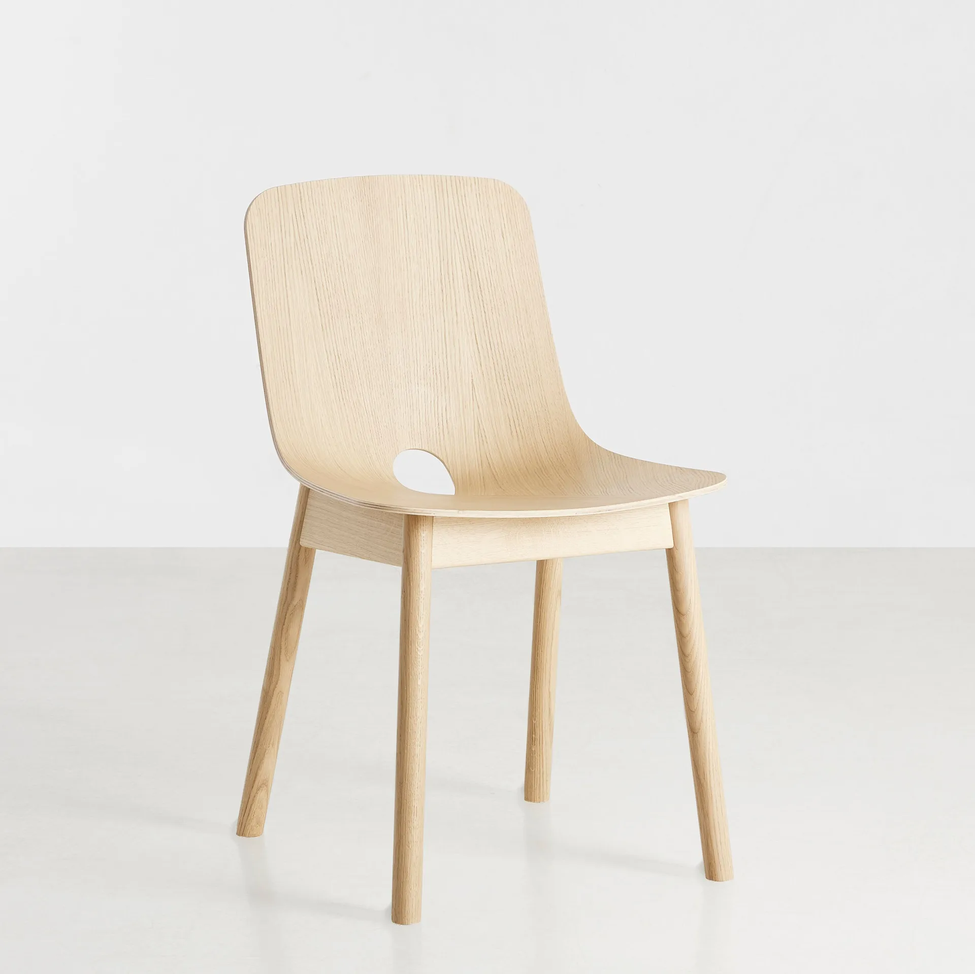 Mono krzesło do jadalni, naoliwione dąb Woud