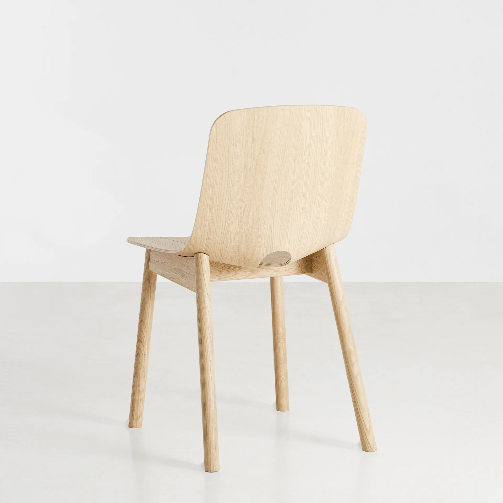 Mono krzesło do jadalni, naoliwione dąb Woud