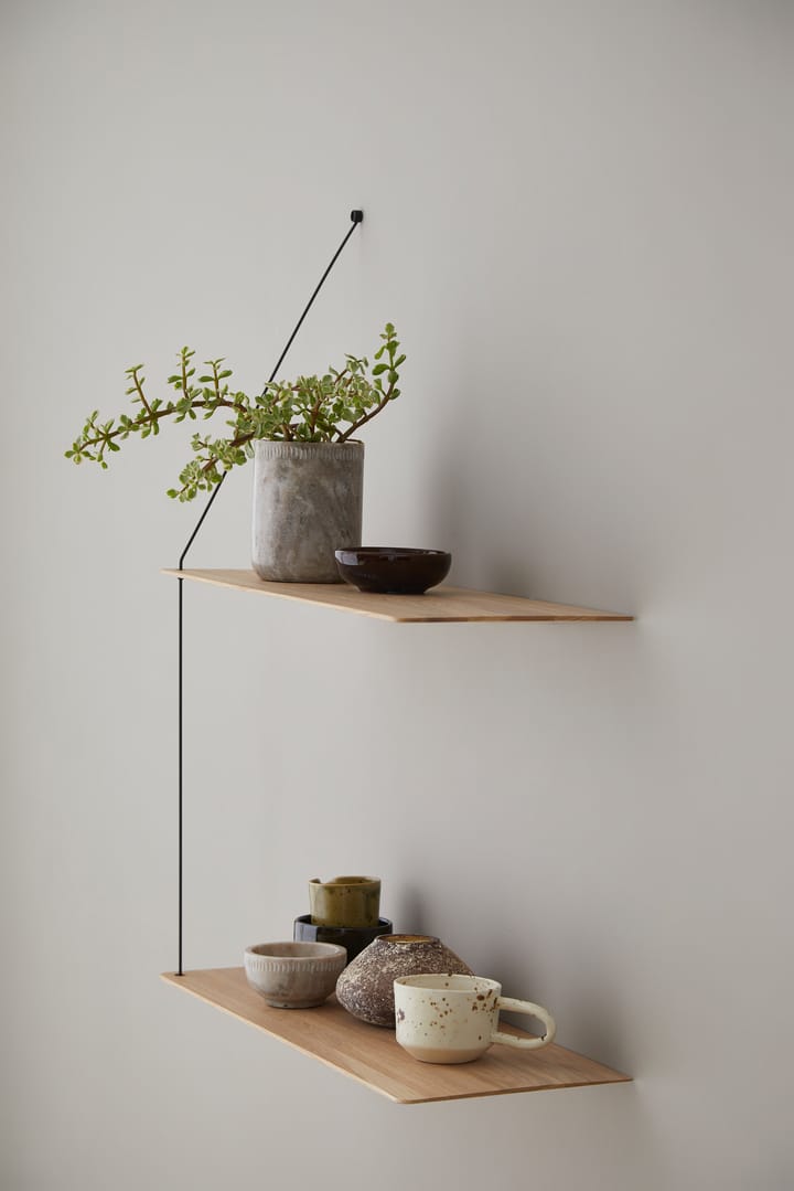 Półka Stedge 60 cm, Dąb pigmentowany na biało Woud