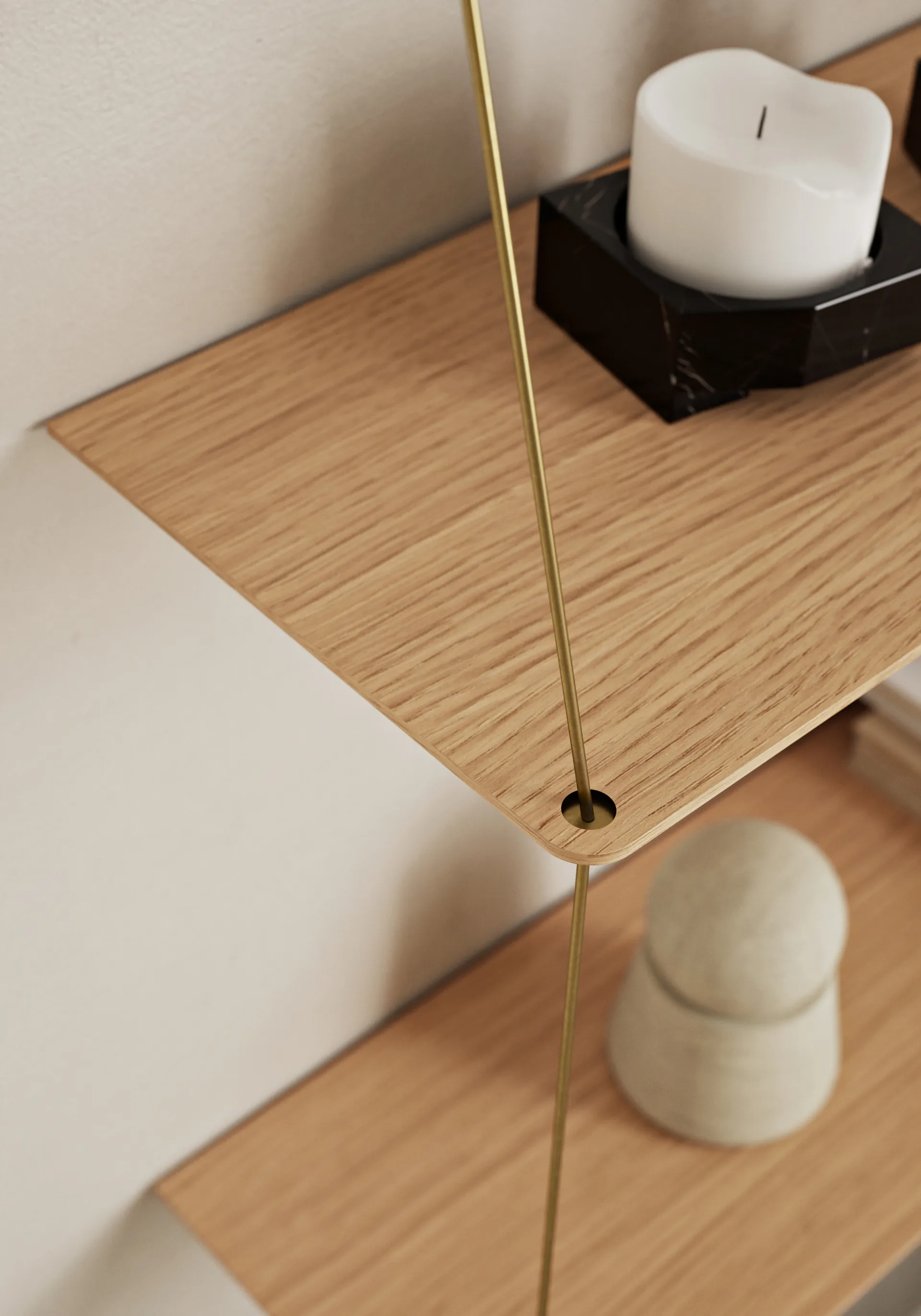 Półka Stedge Add-on 80 cm, Dąb Woud