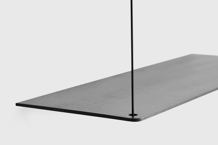 Półka Stedge Add-on 80 cm, Malowany na czarno dąb Woud