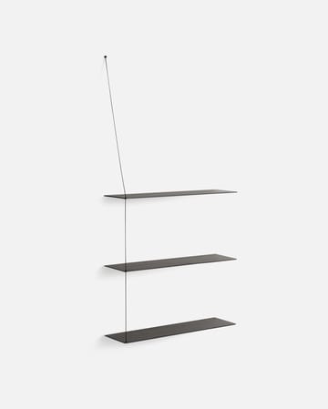 Półka Stedge Add-on 80 cm - Malowany na czarno dąb - Woud