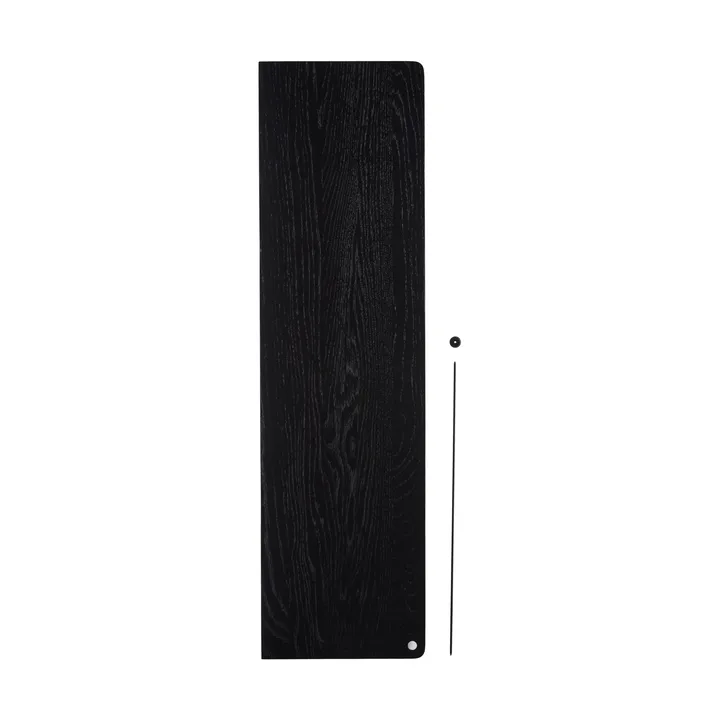 Półka Stedge Add-on - Czarnolakierowany dąb, 80 cm - Woud