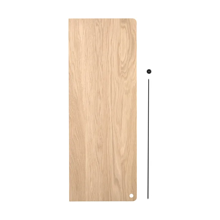 Półka Stedge Add-on - Dąb bielony-czarny, 60 cm - Woud
