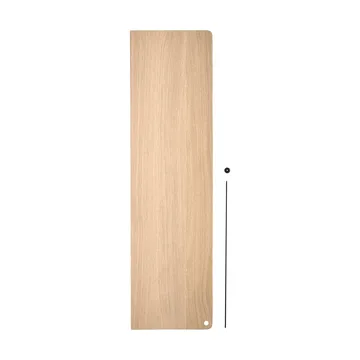 Półka Stedge Add-on - Dąb bielony-czarny, 80 cm - Woud