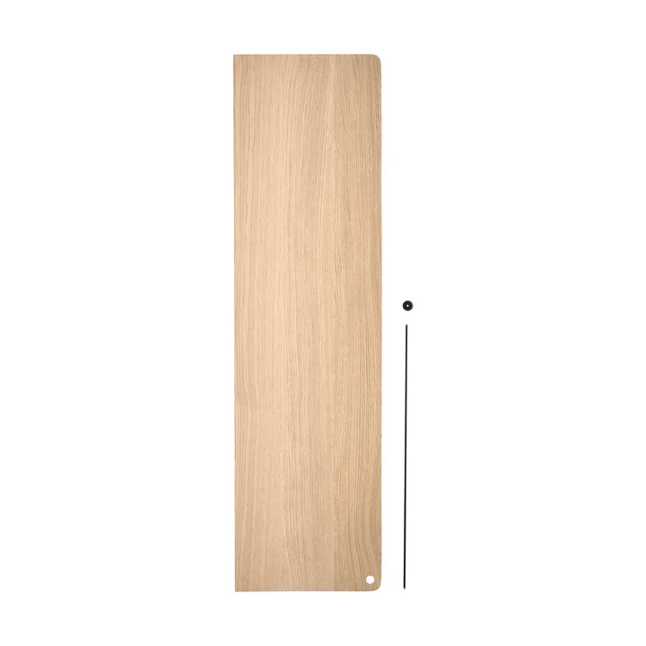 Półka Stedge Add-on - Dąb bielony-czarny, 80 cm - Woud