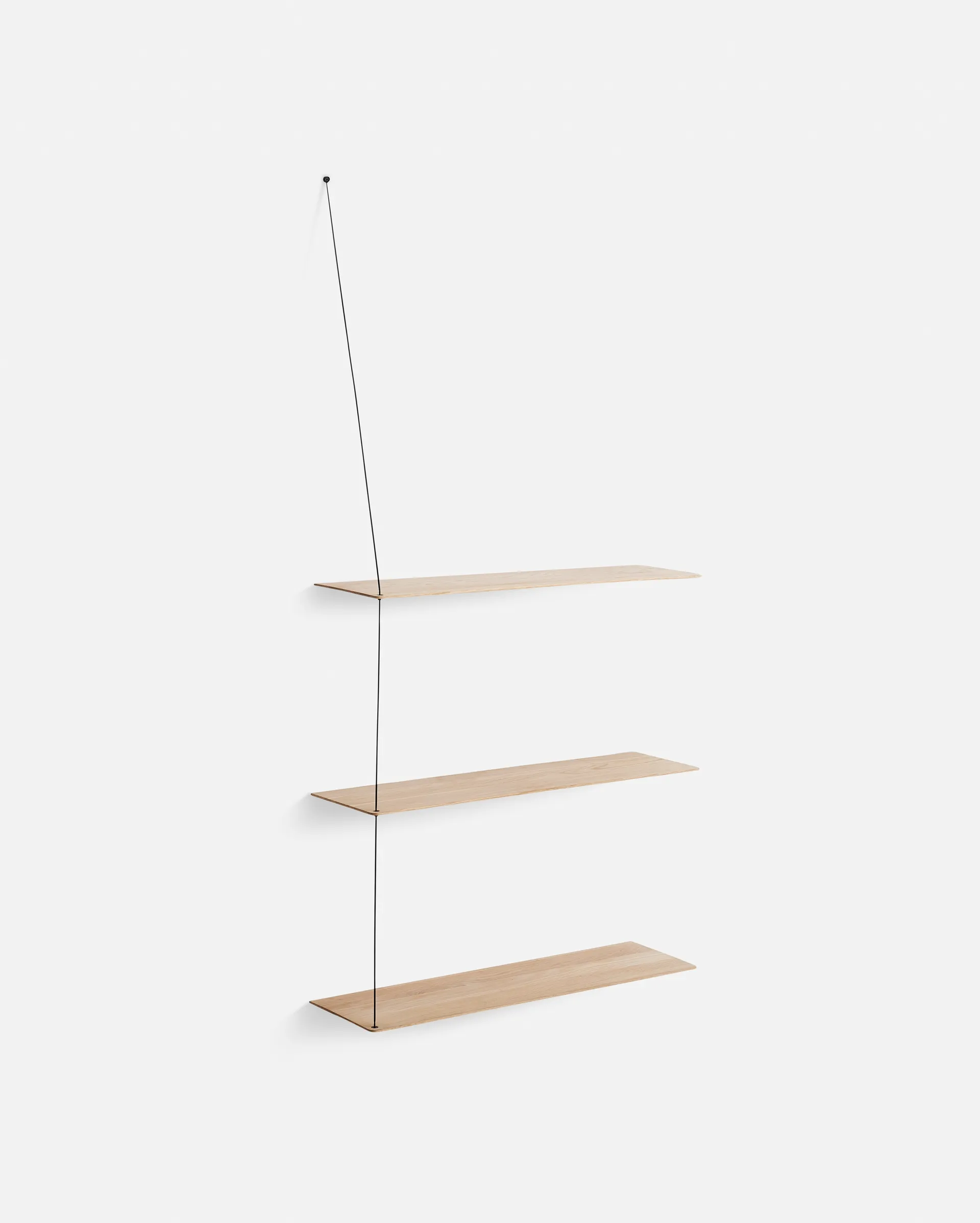 Półka Stedge Add-on, Dąb bielony-czarny, 80 cm Woud