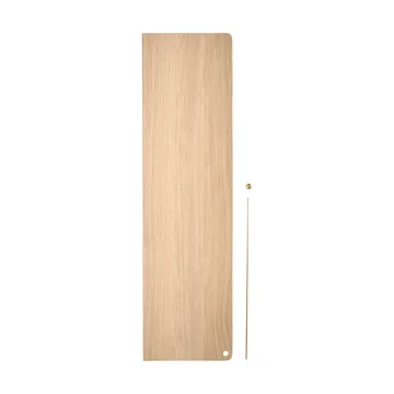 Półka Stedge Add-on - Dąb bielony-mosiądz, 80 cm - Woud