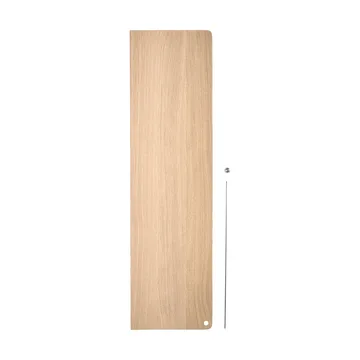 Półka Stedge Add-on - Dąb bielony - stal szczotkowana - Woud