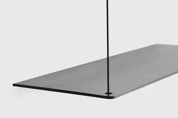 Półka Stedge - Czarny dąb, 80 cm, 2 półki - Woud