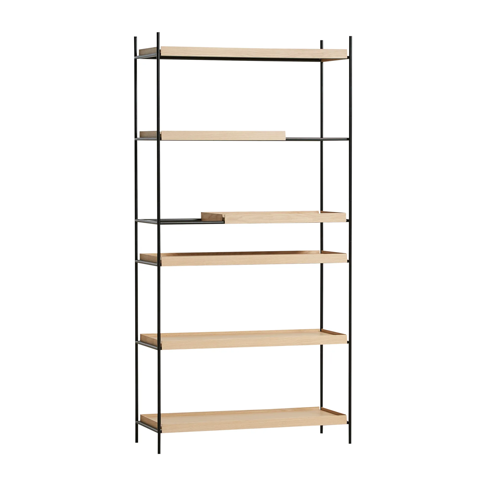 Półka wysoka Tray dąb, 100x201 cm, Style 1 Woud