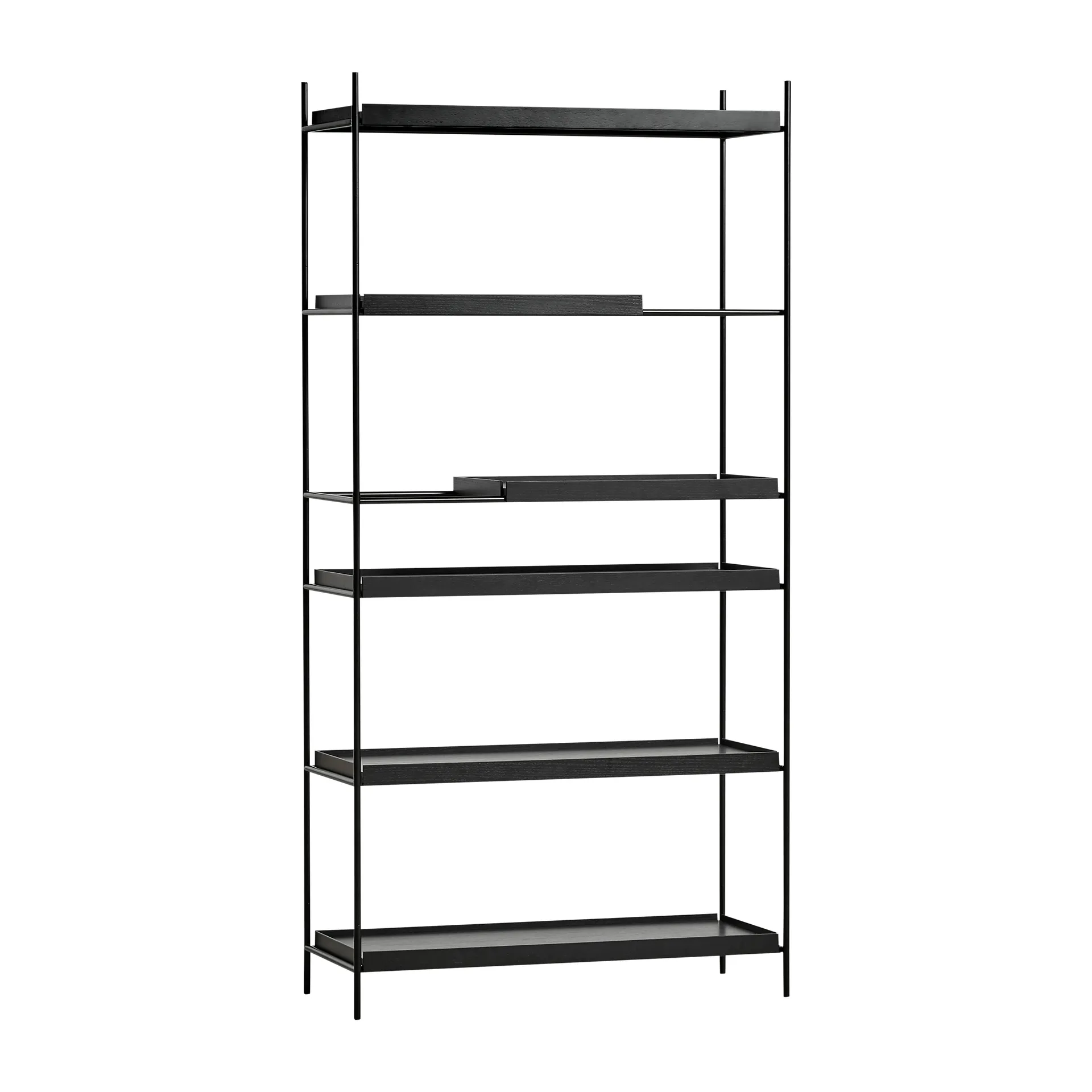 Półka wysoka Tray dąb, 100x201 cm, Style 2 Woud