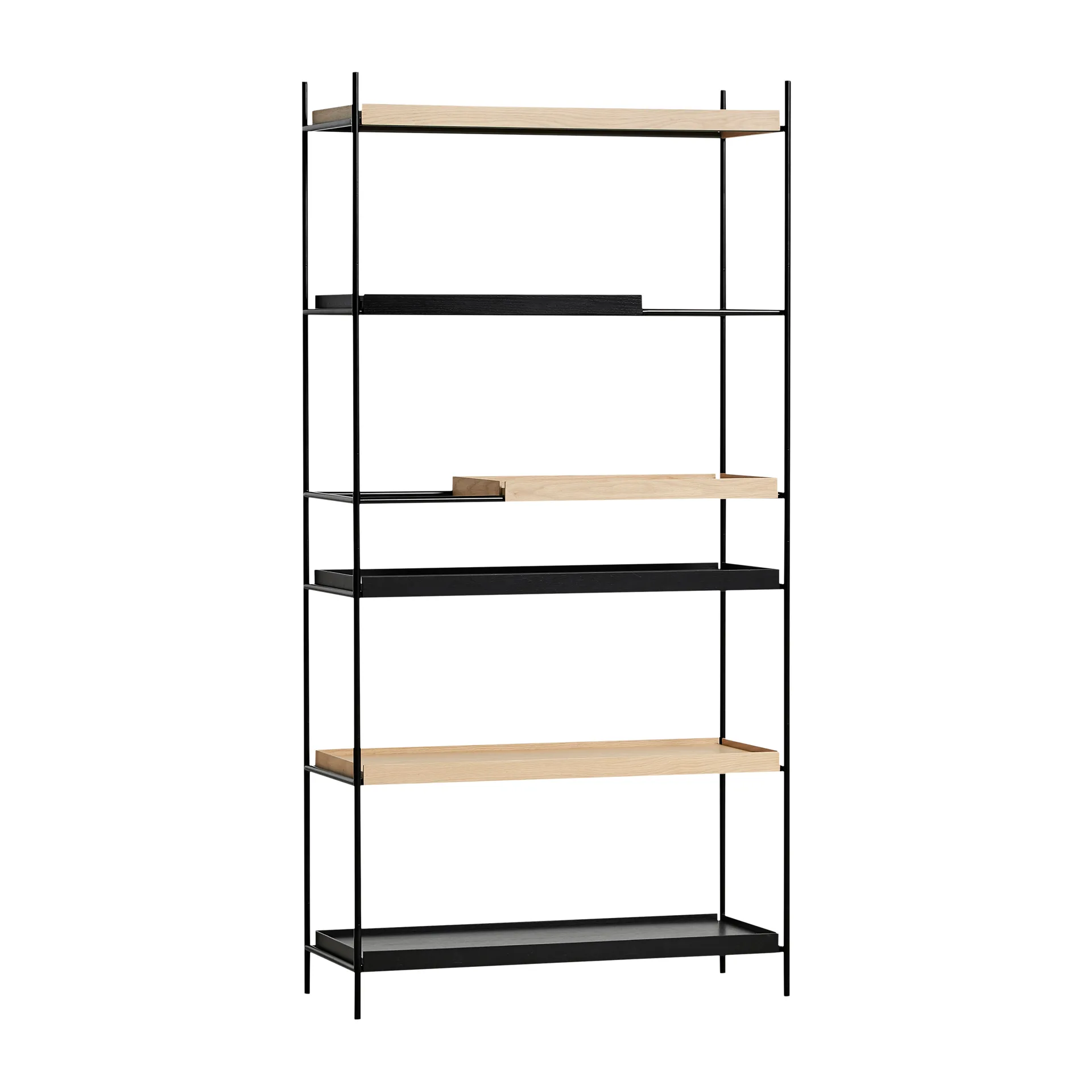 Półka wysoka Tray dąb, 100x201 cm, Style 3 Woud