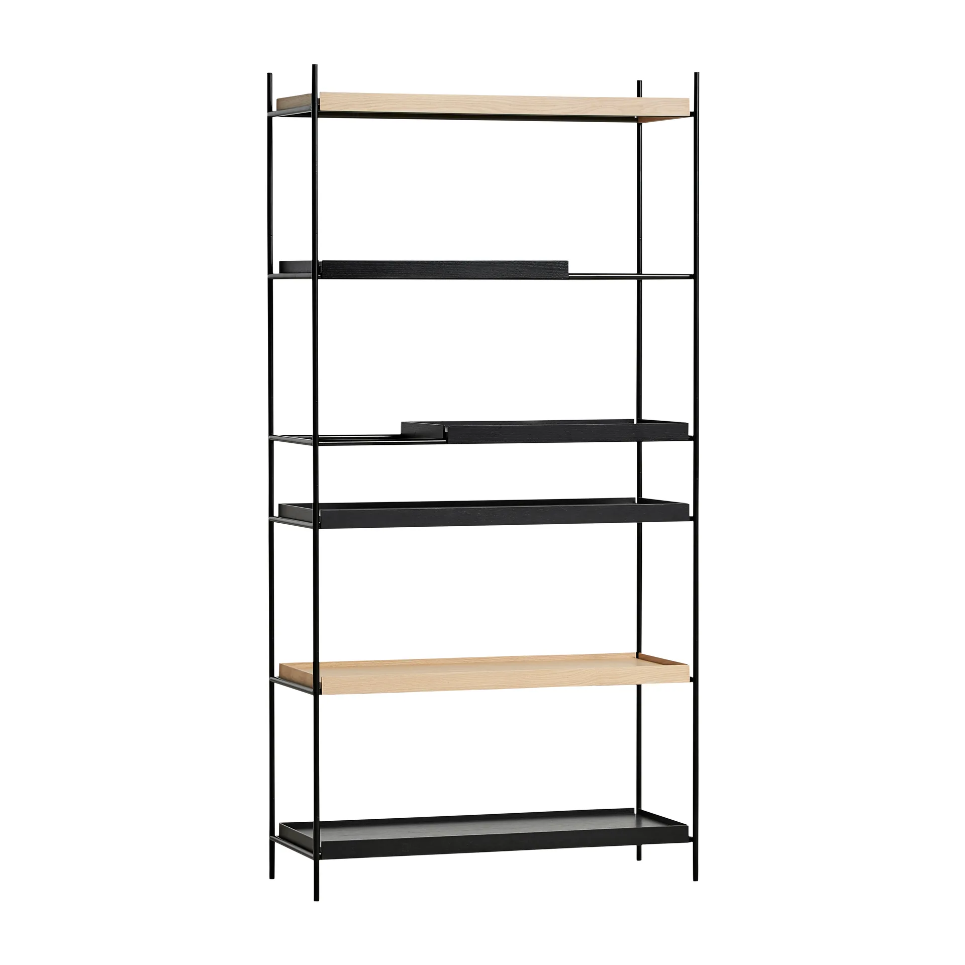 Półka wysoka Tray dąb, 100x201 cm, Style 4 Woud